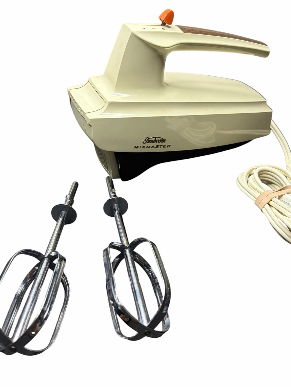 Vintage Sunbeam Mixmaster Hand Mixer 1960s Clean Tested Works